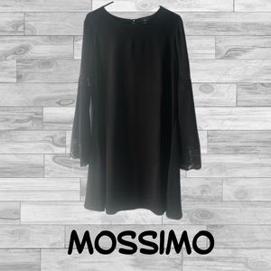 MOSSIMO - M BLACK DRESS WITH BELL SLEEVES
